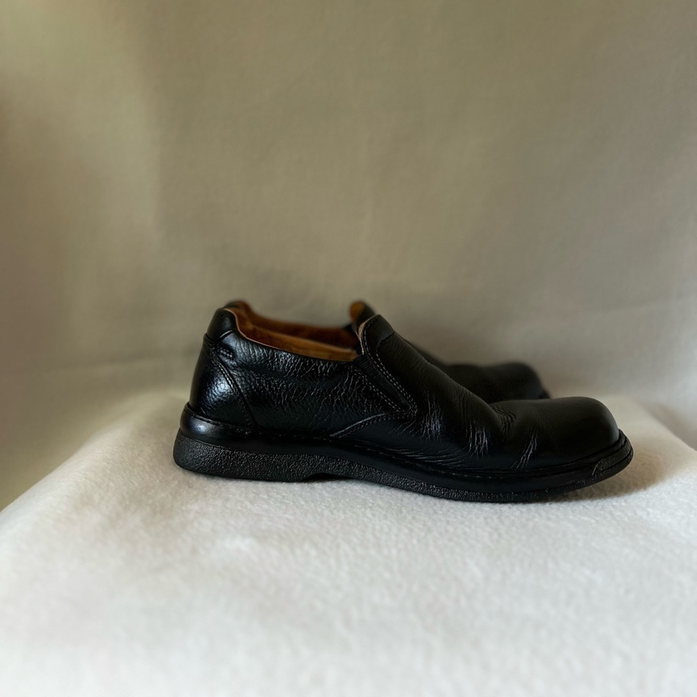Clark’s Size 9M Men’s Leather Black Sip On Loafers - Picture 13 of 16